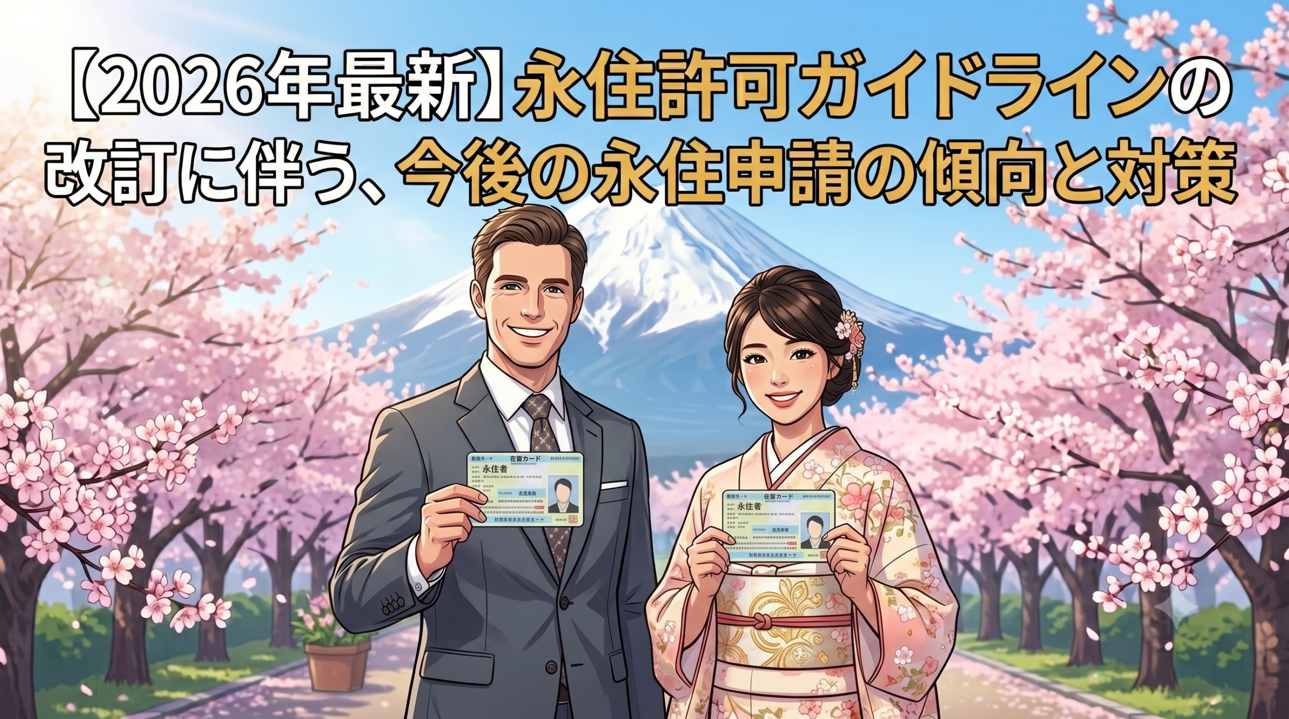 永住許可ガイドライン改訂